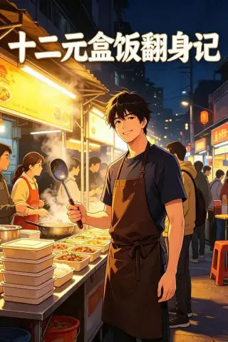 《十二元盒饭翻身记（60集）AI短剧（夸克网盘）》短剧封面