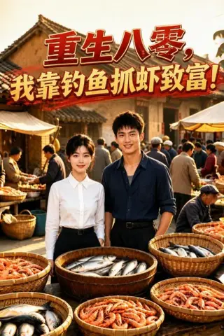 《重生八零，我靠钓鱼抓虾致富！（135集）AI短剧（夸克网盘）》短剧封面