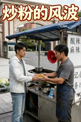 《炒粉的风波（34集）Ai短剧（夸克网盘）》短剧封面