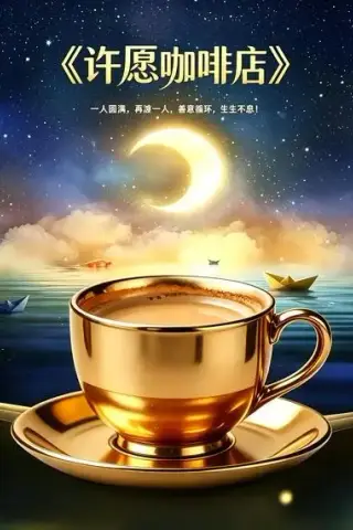 《许愿咖啡馆（13集）AI短剧 (2026)》短剧封面