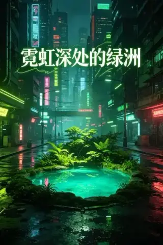 《霓虹深处的绿洲（21集）AI短剧 (2026)》短剧封面