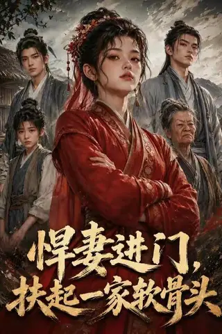 《悍妻进门，扶起一家软骨头（90集）（夸克网盘）》短剧封面