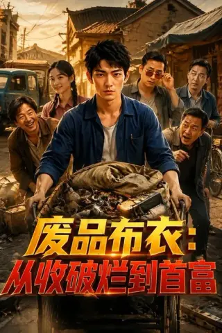 《废品布衣：从收破烂到首富（98集）（夸克网盘）》短剧封面
