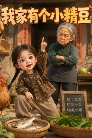 《我家有个小精豆（60集）（夸克网盘）》短剧封面