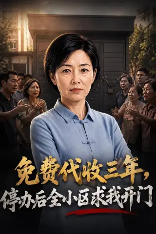 《免费代收三年，停办后全小区求我开门（31集）AI短剧（夸克网盘）》短剧封面