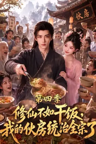《修仙不如干饭，我的伙房统治全宗了第四季（80集）（夸克网盘）》短剧封面