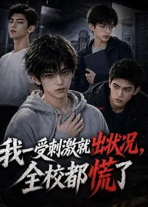 《我一受刺激就出状况，全校都慌了（15集）（夸克网盘）》短剧封面