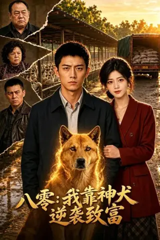 《八零：我靠神犬逆袭致富（64集）AI短剧（夸克网盘）》短剧封面