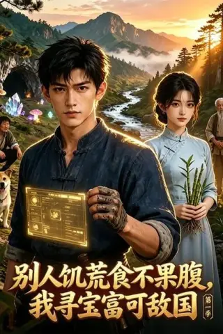 《别人饥荒食不果腹，我寻宝富可敌国第一季（70集）（夸克网盘）》短剧封面