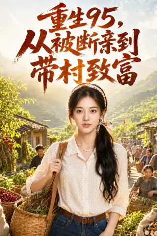《重生95，从被断亲到带村致富（76集）AI短剧（夸克网盘）》短剧封面