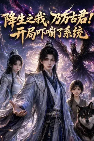 《降生之我，乃万古君！开局吓嘣了系统（100集）（夸克网盘）》短剧封面