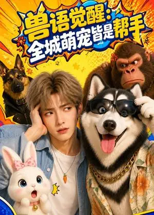 《兽语觉醒：全城萌宠皆是帮手（81集）（夸克网盘）》短剧封面