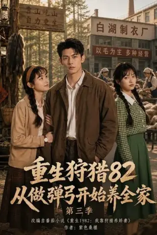 《重生狩猎82从做弹弓开始养全家第三季（98集）（夸克网盘）》短剧封面