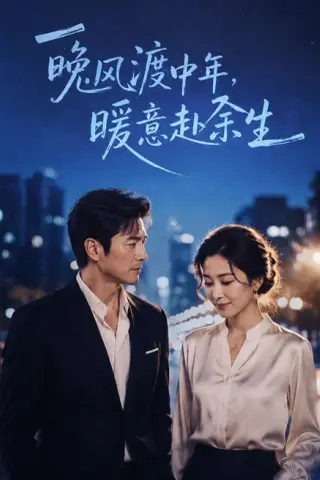 《晚风渡中年，暖意赴余生（72集）AI短剧（夸克网盘）》短剧封面
