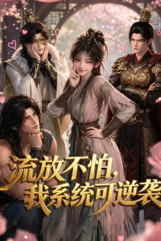 《流放不怕，我系统可逆袭（52集）（夸克网盘）》短剧封面