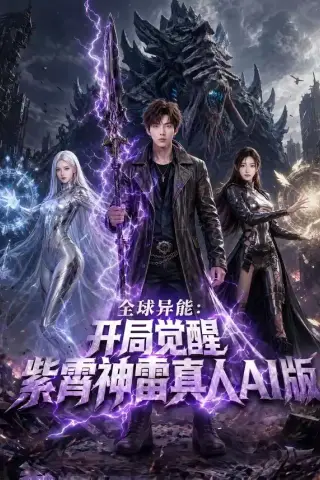 《全球异能：开局觉醒紫霄神雷真人AI版（95集）（夸克网盘）》短剧封面