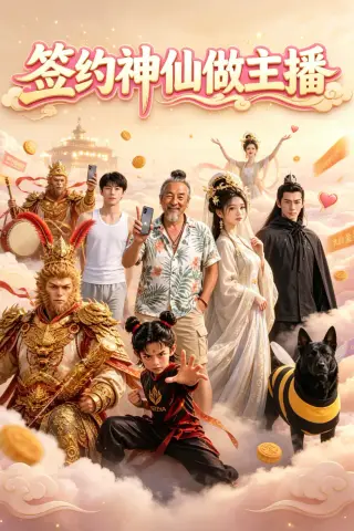 《签约神仙做主播（44集）AI短剧 (2026)》短剧封面