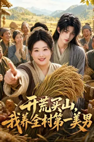 《开荒买山，我养全村第一美男（50集）（夸克网盘）》短剧封面