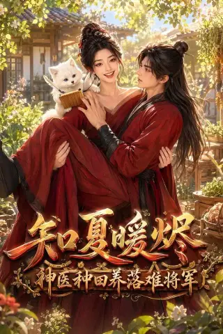 《知夏暖烬，神医种田养落难将军（43集）（夸克网盘）》短剧封面