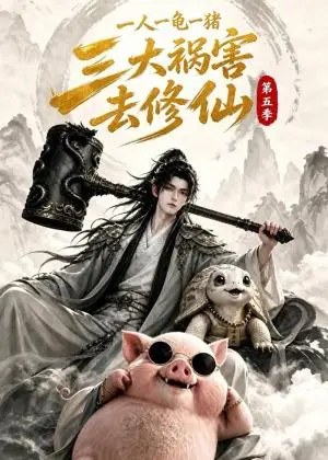 《一人一龟一猪，三大祸害去修仙第五季（140集）（夸克网盘）》短剧封面