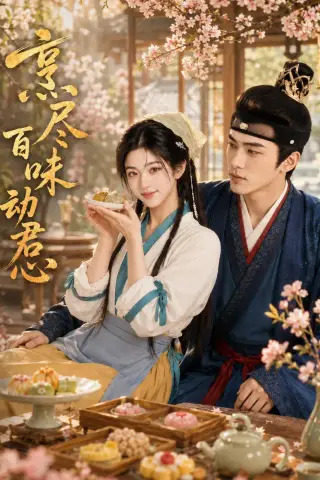 《烹尽百味动君心（48集）AI短剧（夸克网盘）》短剧封面