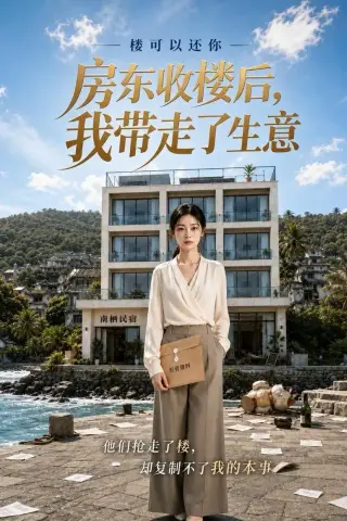 《房东收楼后，我带走了生意（50集）AI短剧（夸克网盘）》短剧封面