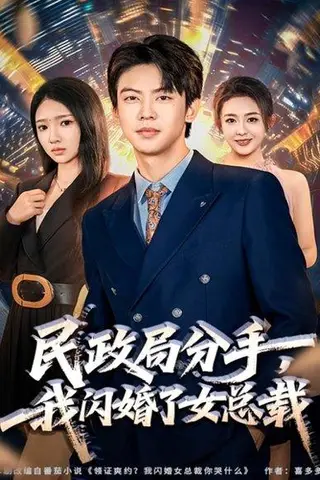 《民政局分手，我闪婚了女总裁（72集）》短剧封面
