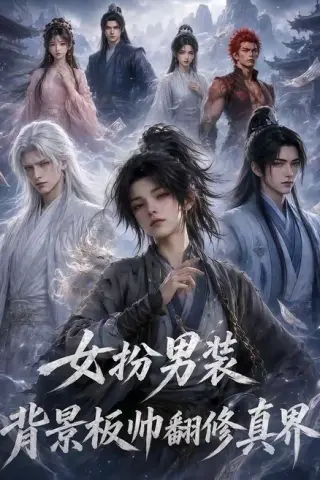 《女扮男装背景板帅翻修真界（120集）（百度网盘）》短剧封面