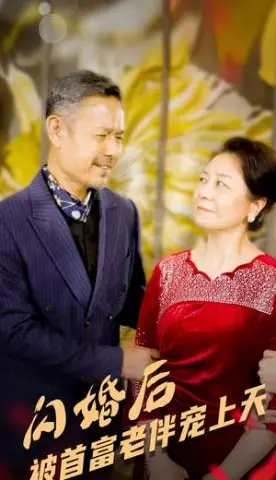 《闪婚后被首富老伴宠上天（32集）（夸克网盘）》短剧封面