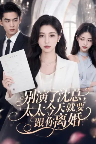 《别演了沈总，太太今天就要跟你离婚（40集）（夸克网盘）》短剧封面