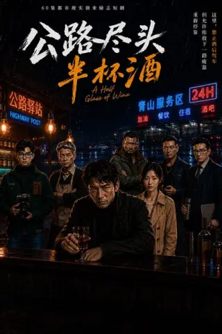 《公路尽头半杯酒（61集）AI短剧（百度网盘）》短剧封面