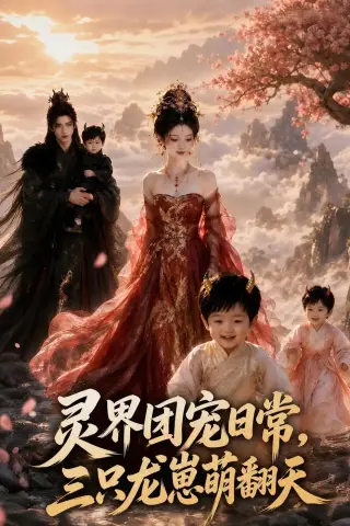 《灵界团宠日常，三只龙崽萌翻天（76集）（夸克网盘）》短剧封面