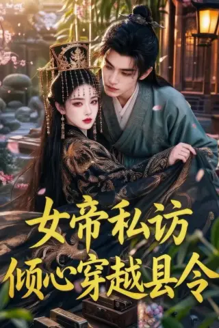《女帝私访倾心穿越县令（64集）（夸克网盘）》短剧封面