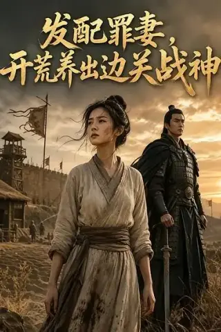 《发配罪妻，开荒养出边关战神（53集）AI短剧 (2026)》短剧封面