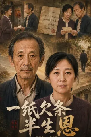《一纸欠条半生恩（40集）AI短剧（百度网盘）》短剧封面