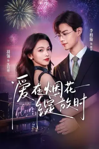 《爱在烟花绽放时（60集）李柏璇＆羽翎（1080P）（夸克网盘）》短剧封面