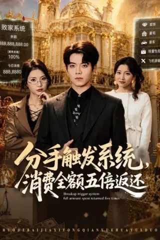 《分手触发系统，消费全额五倍返还（83集）姜沣＆张艺轩（1080P）（夸克网盘）》短剧封面