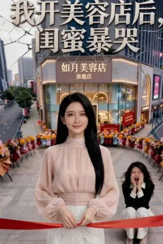 《我开美容店后，闺蜜暴哭（45集）Ai短剧（百度网盘）》短剧封面