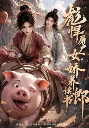 《彪悍屠户女，娇养读书郎（105集）（夸克网盘）》短剧封面