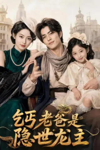 《乞丐老爸是隐世龙主（60集）AI短剧（夸克网盘）》短剧封面