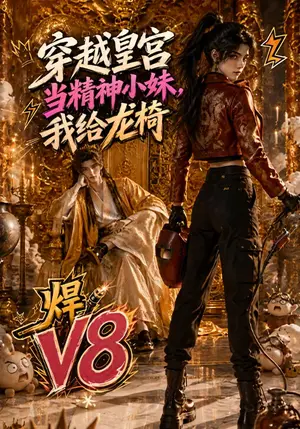 《穿越皇宫当精神小妹，我给龙椅焊V8（61集）（夸克网盘）》短剧封面