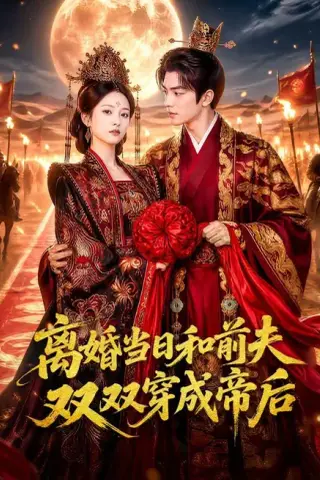 《离婚当日和前夫双双穿成帝后（70集）（夸克网盘）》短剧封面