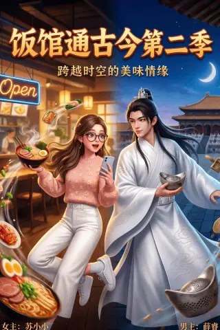 《饭馆通古今第二季（60集）AI短剧 (2026)》短剧封面