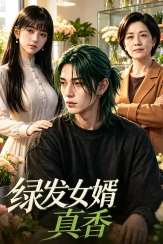 《绿发女婿真香（45集） AI短剧 (2026)》短剧封面
