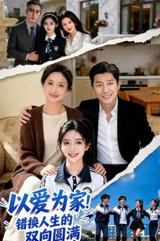 《以爱为家！错换人生的双向圆满（78集）（百度网盘）》短剧封面
