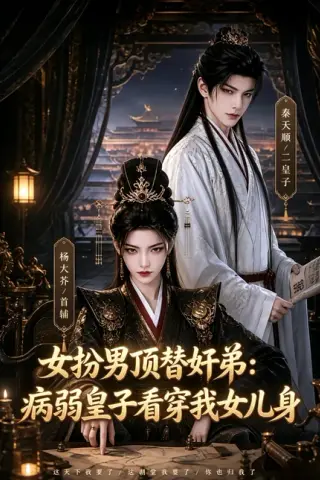 《女扮男顶替奸弟：病弱皇子看穿我女儿身（33集）（夸克网盘）》短剧封面