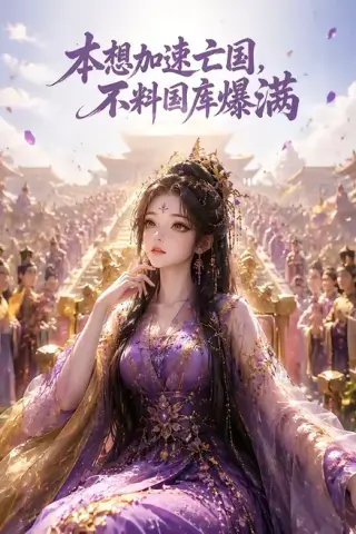 《本想加速亡国，不料国库爆满（114集）（夸克网盘）》短剧封面