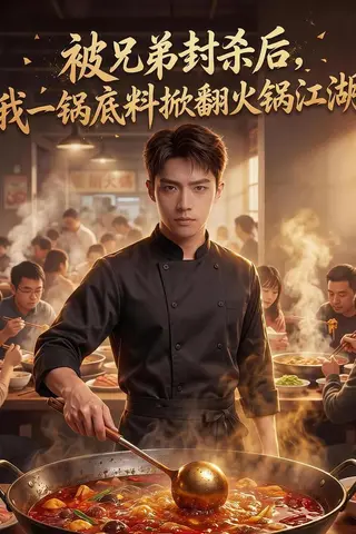 《被兄弟封杀后，我一锅底料掀翻火锅江湖（46集）Ai短剧（百度网盘）》短剧封面