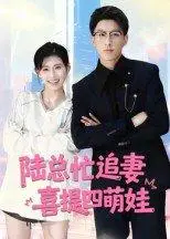 《陆总忙追妻，喜提四萌娃》短剧封面