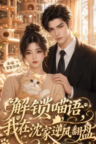《解锁喵语，我在沈家逆风翻盘（70集）（夸克网盘）》短剧封面